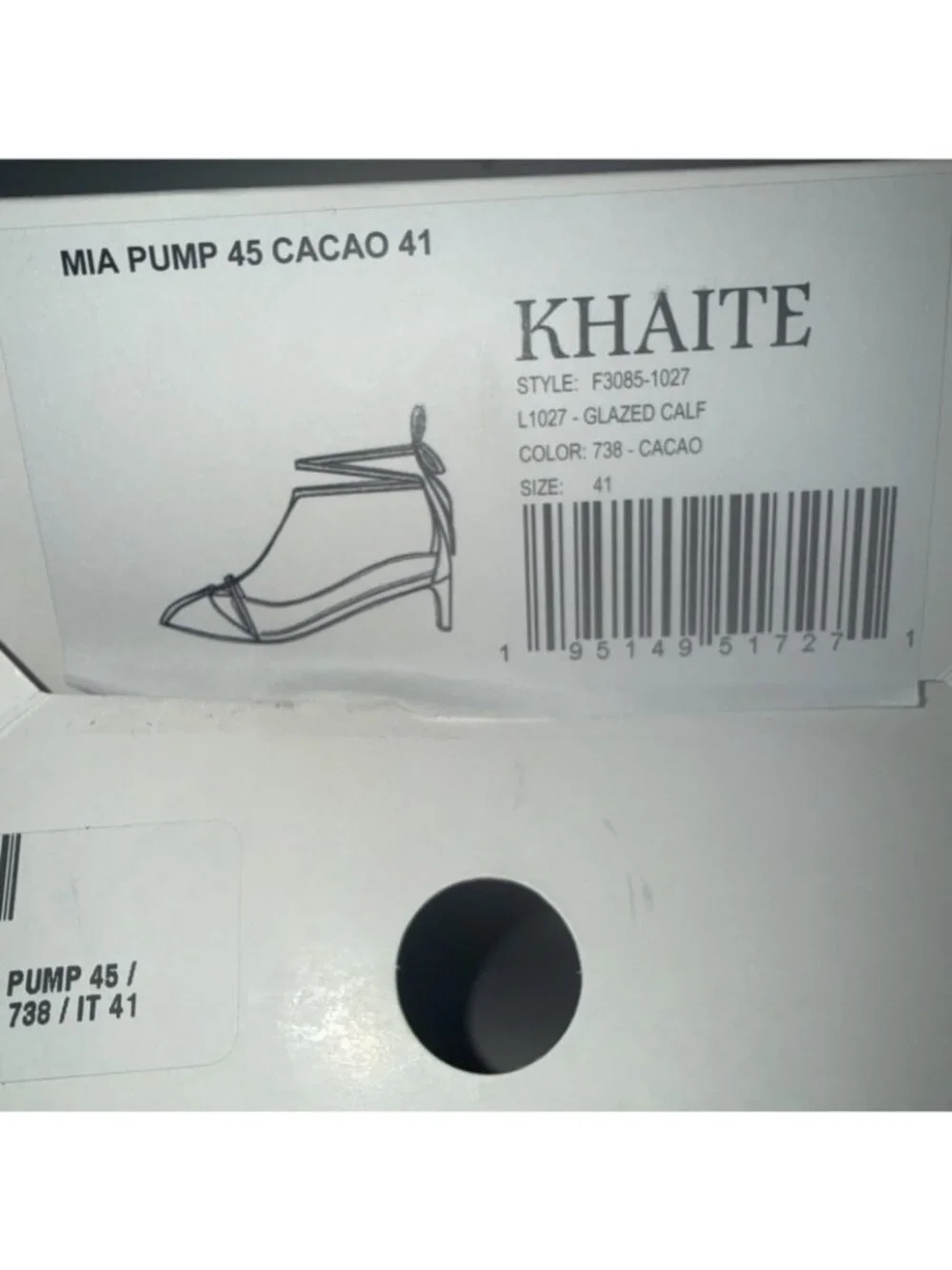 KHAITE designer empty